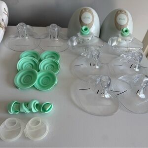 Elvie Mint and Clear Kids Accessories Set